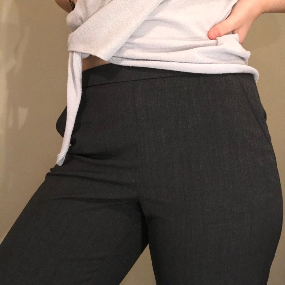 Gray Size 8 Dress Pants